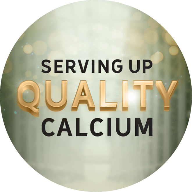 Serving up quality calcium