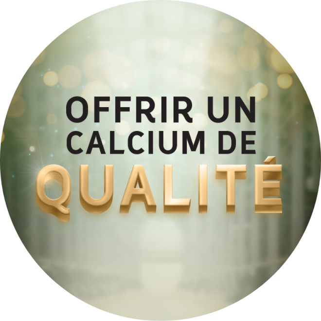 Offrir un calcium de qualite